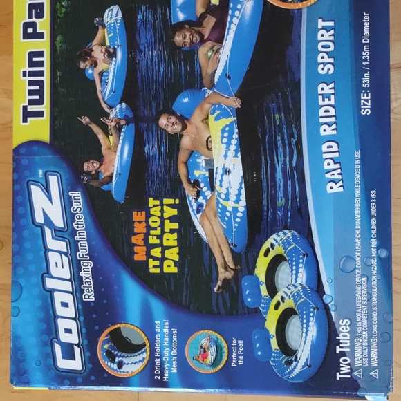 Bestway CoolerZ Rapid Rider Inflatable Tubes Twin Pack - Picture 3 of 8